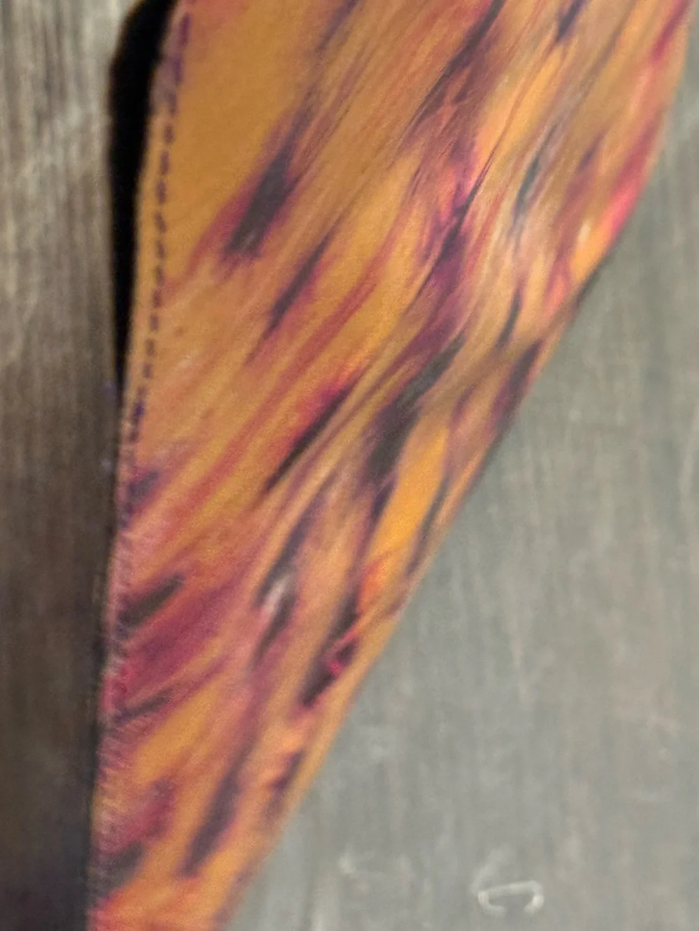 NWT Leather IPad Thin Case Pin & Purple Tye Dye